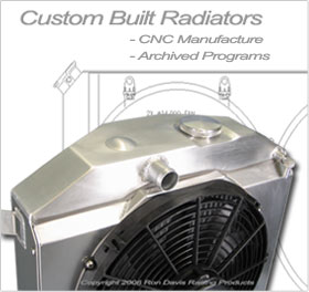 auto radiators, aluminum radiators, custom aluminum racing radiators, custom aluminum race car radiators, corvette radiator